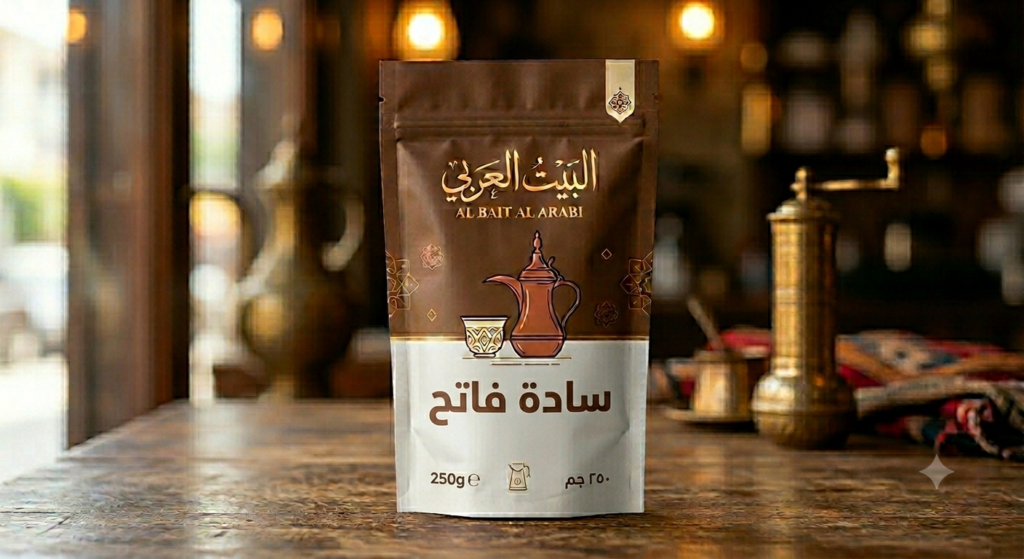 ربع قهوة سادة فاتح